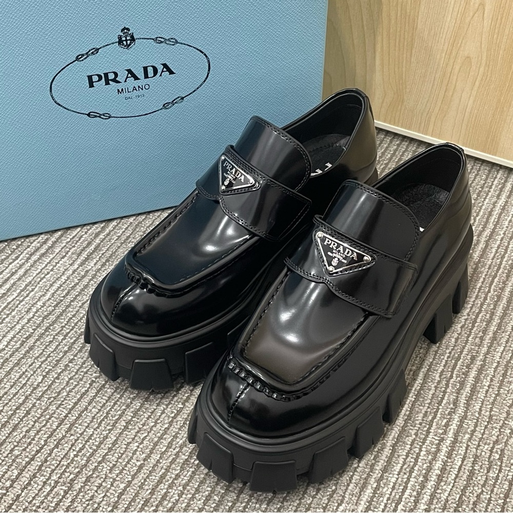 Prada Women's Black Loafers